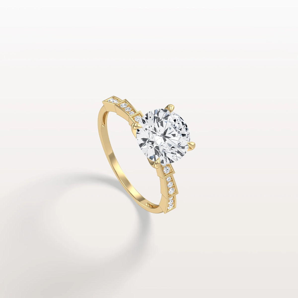 2CT Hidden Halo Lab Diamond Ring - Fashion,Pave - Rings
