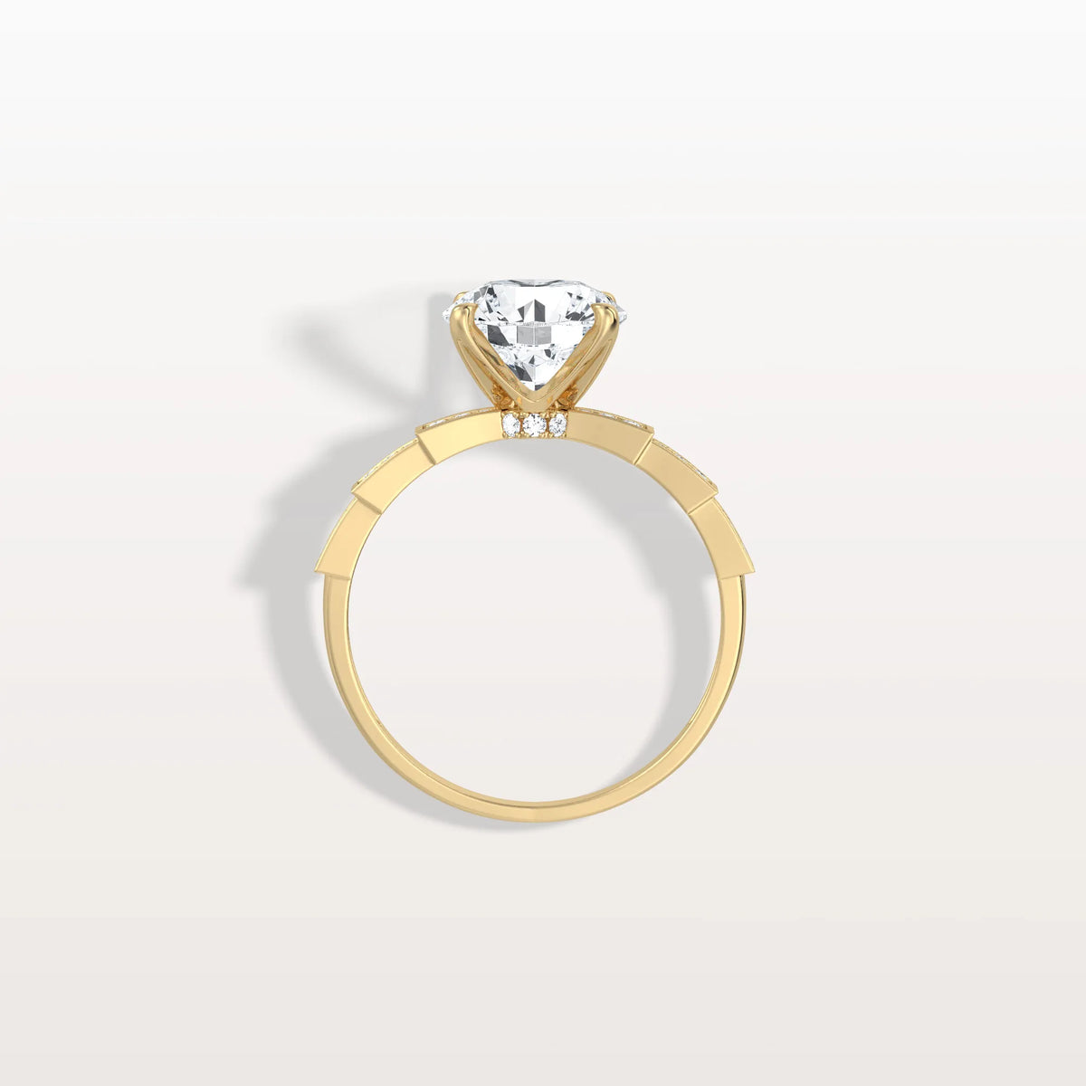 2CT Hidden Halo Lab Diamond Ring - Fashion,Pave - Rings