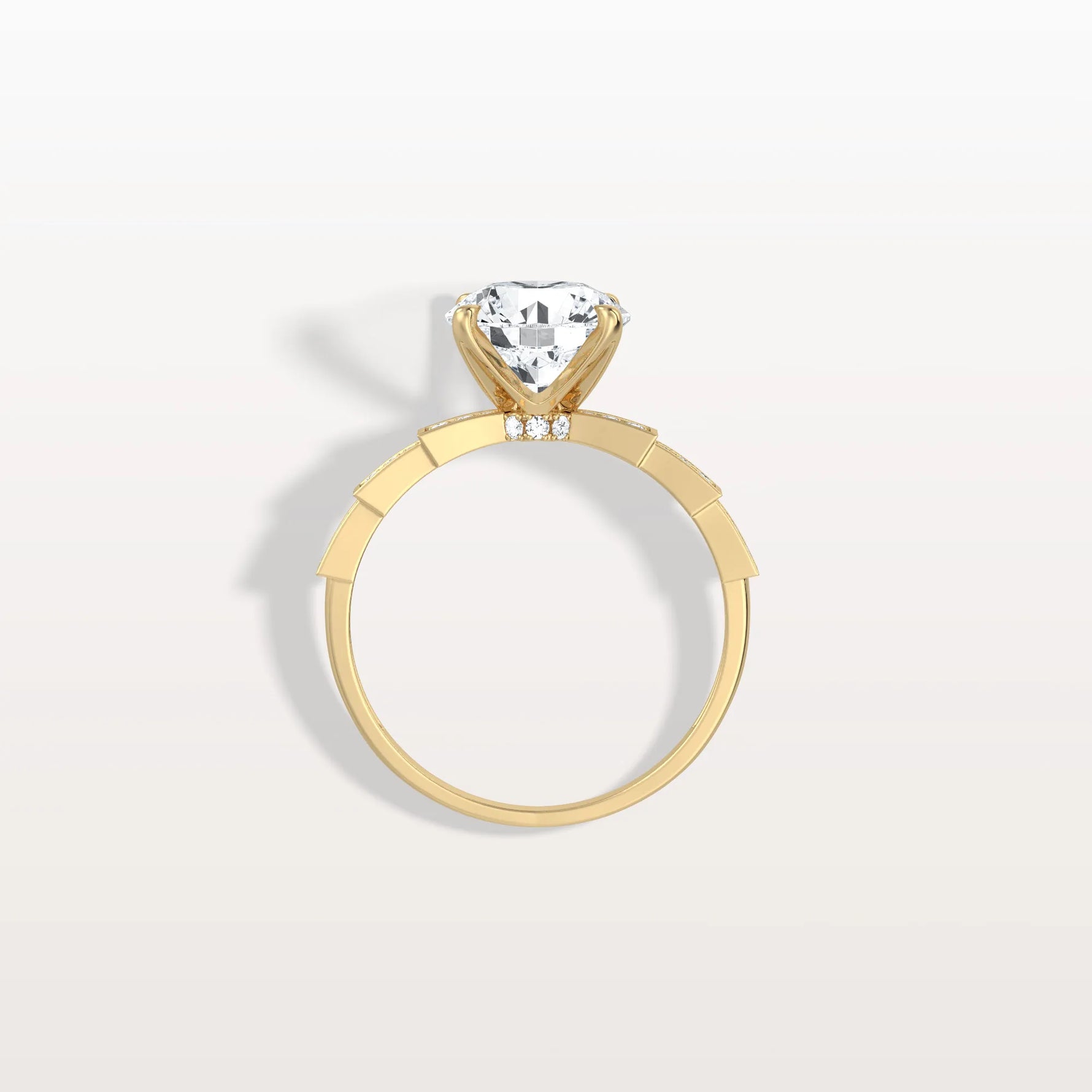2CT Hidden Halo Lab Diamond Ring - Fashion,Pave - Rings