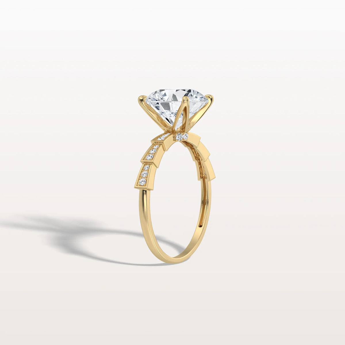 3CT Hidden Halo Lab Diamond Ring - Fashion,Pave - Rings