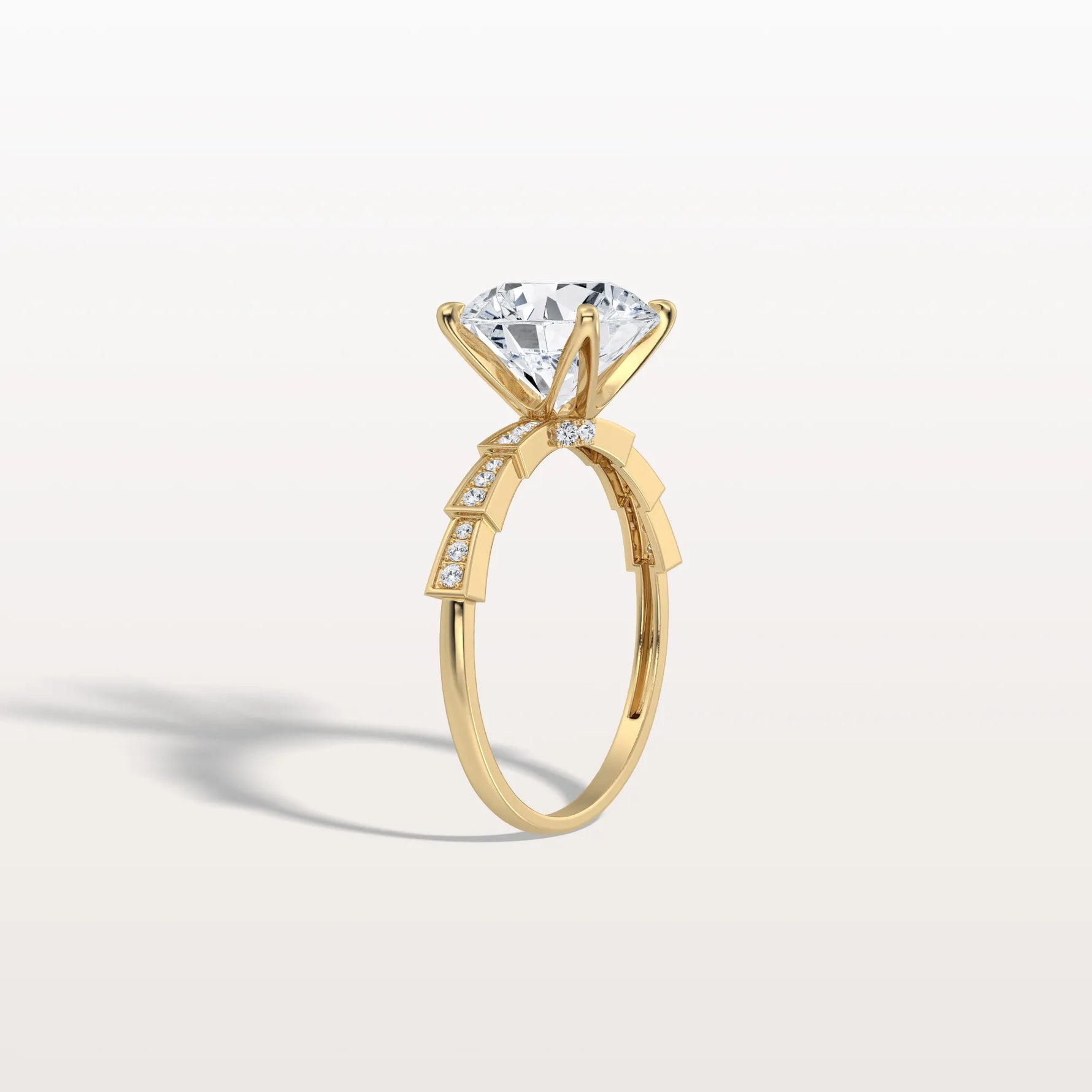 3CT Hidden Halo Lab Diamond Ring - Fashion,Pave - Rings