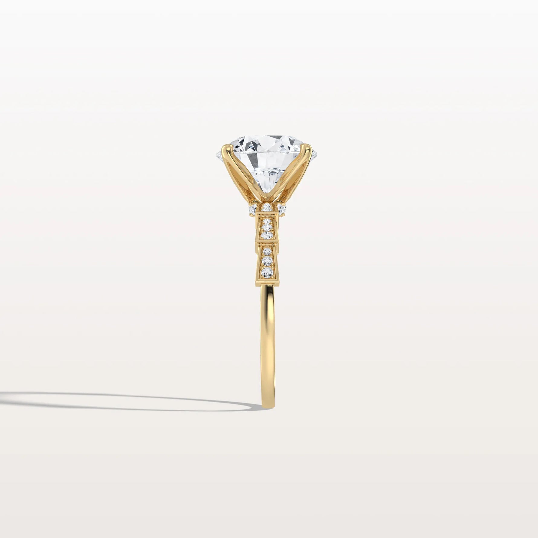 3CT Hidden Halo Lab Diamond Ring - Fashion,Pave - Rings