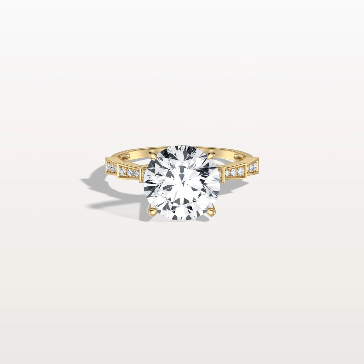 3CT Hidden Halo Lab Diamond Ring - Fashion,Pave - Rings