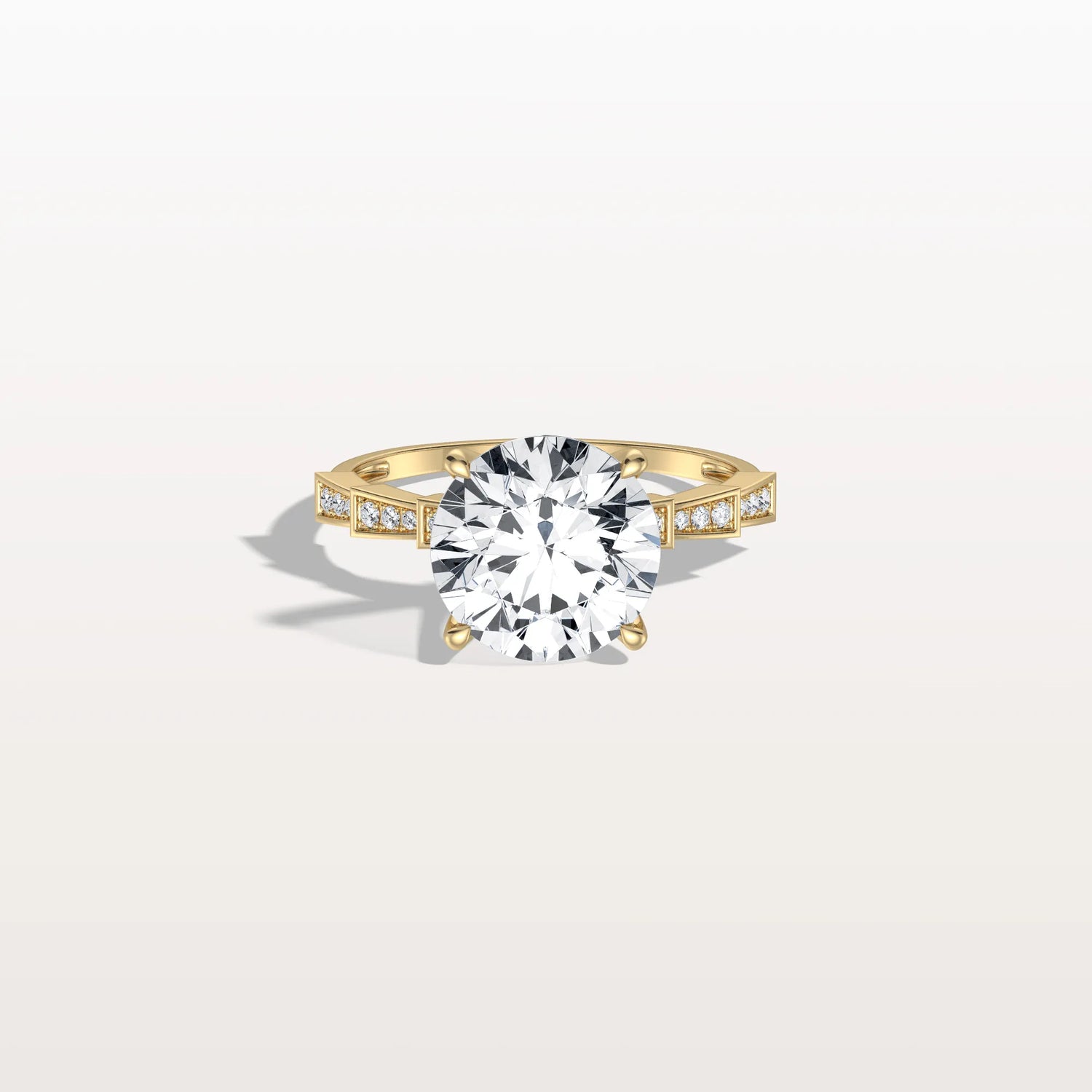 3CT Hidden Halo Lab Diamond Ring - Fashion,Pave - Rings