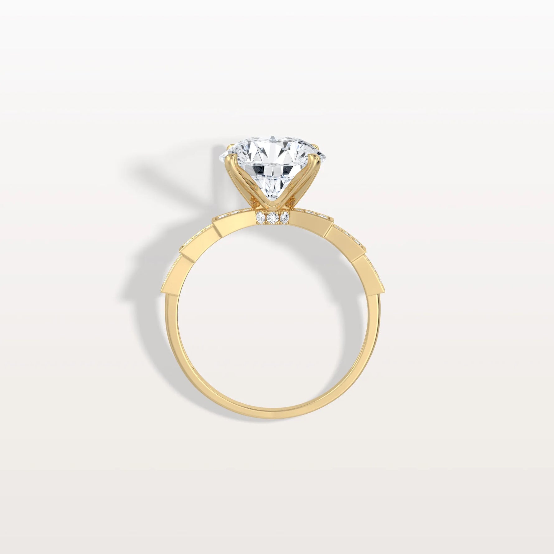 3CT Hidden Halo Lab Diamond Ring - Fashion,Pave - Rings