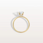 1CT Round Lab Grown Diamond Double Hidden Halo Ring - Rings