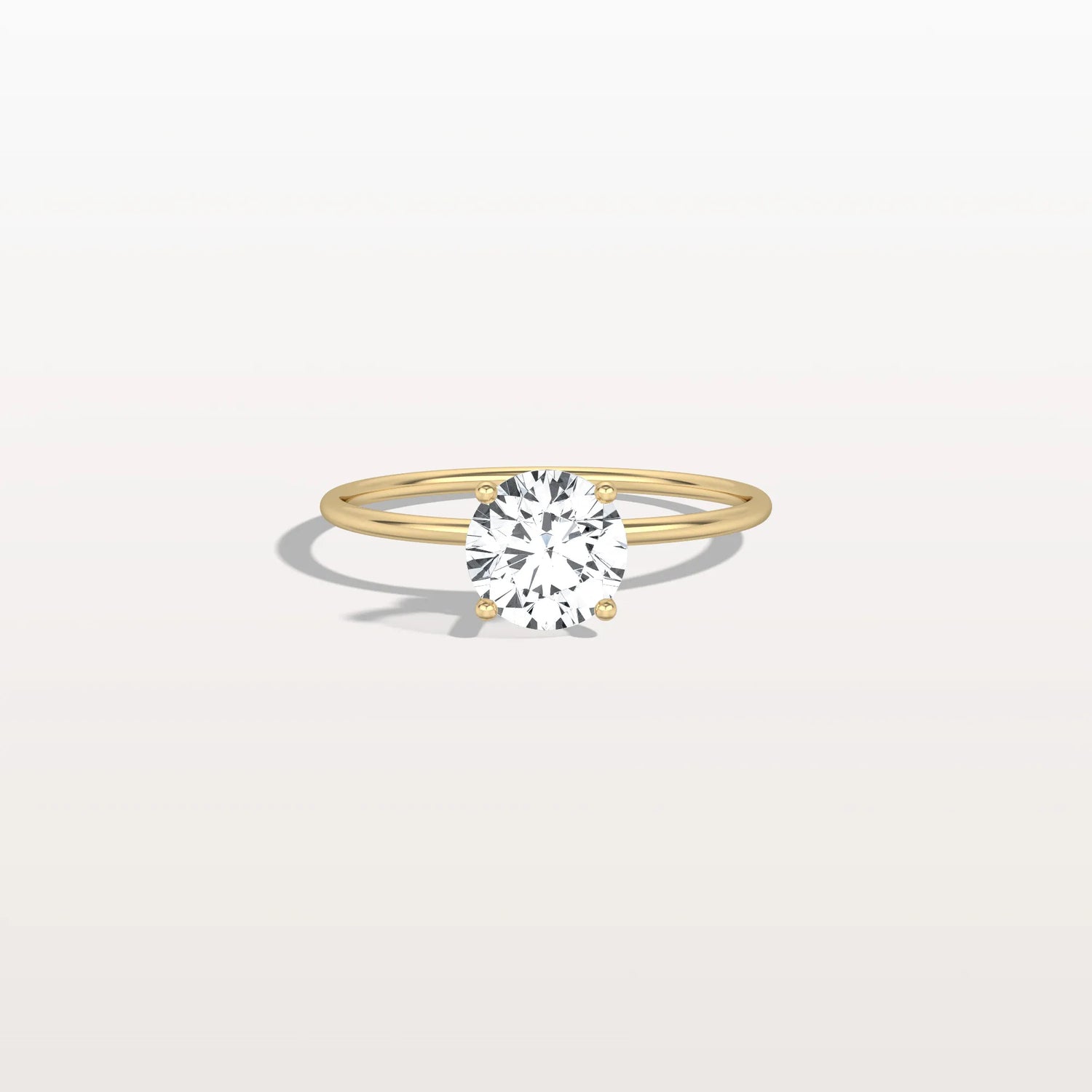 1CT Round Lab Grown Diamond Double Hidden Halo Ring - Rings