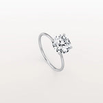 2CT Round Lab Grown Diamond Double Hidden Halo Ring - Rings