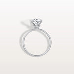 2CT Round Lab Grown Diamond Double Hidden Halo Ring - Rings