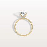 2CT Round Lab Grown Diamond Double Hidden Halo Ring - Rings