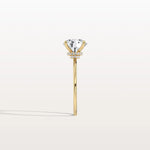 2CT Round Lab Grown Diamond Double Hidden Halo Ring - Rings