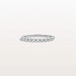 Half Eternity Lab Grown Diamond Ring In 14K Solid Gold/Platinum - Rings