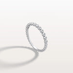 Half Eternity Lab Grown Diamond Ring In 14K Solid Gold/Platinum - Rings