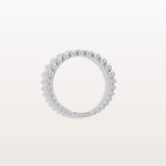 Half Eternity Lab Grown Diamond Ring In 14K Solid Gold/Platinum - Rings