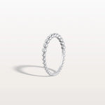 Half Eternity Lab Grown Diamond Ring In 14K Solid Gold/Platinum - Rings